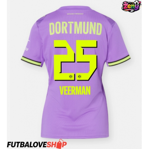Dres Borussia Dortmund Joey Veerman #25 Tretina pre Ženy 2026-27 Krátky Rukáv